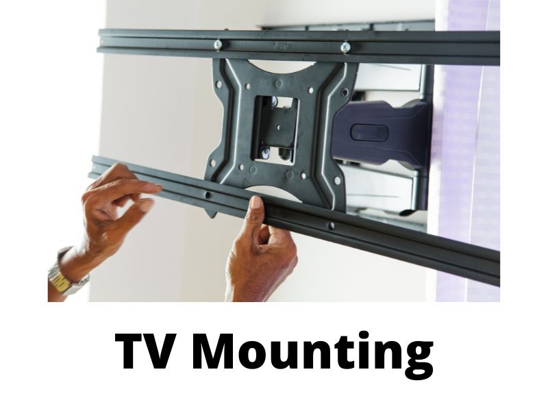 Double Pole TV Mount 